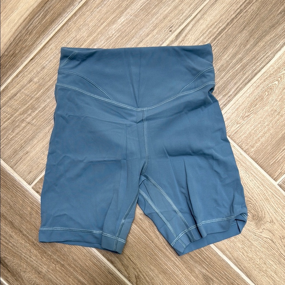 lululemon athletica Align Utility Blue Bike Shorts